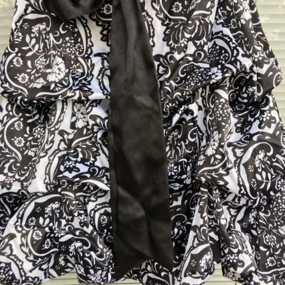 Emerald Sundae Bubble Mini Strapless Formal Dress Black Sexy Siweetheart sz 7 Jr - Picture 6 of 8